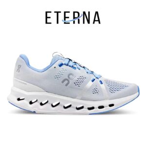 Sepatu On Running On Cloudsurfer Heather White Blue Sneakers Authentic