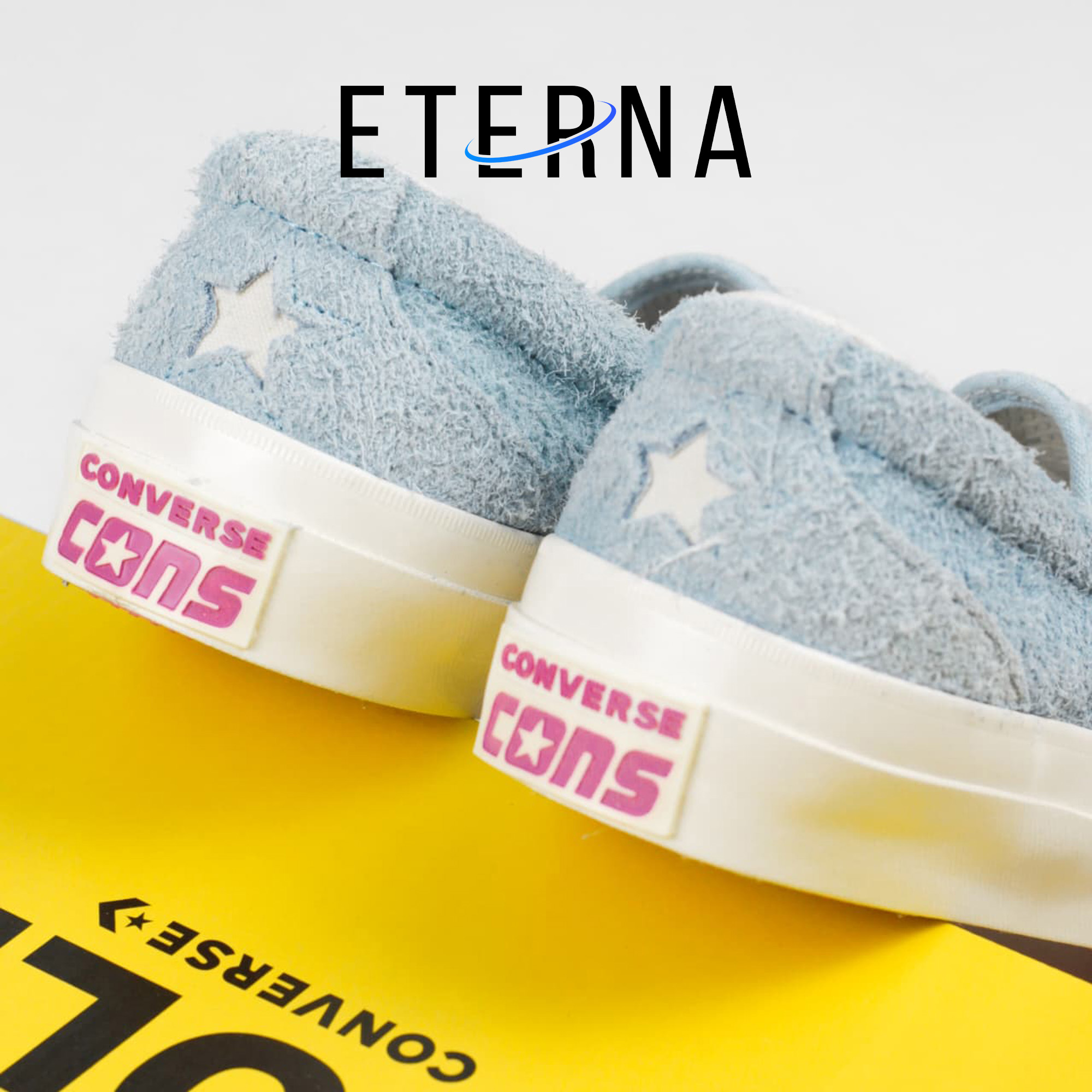 Sepatu Converse x GOLF Wang One Star Slip Pro Blue Forget Me Not Sneakers Authentic - Image 4