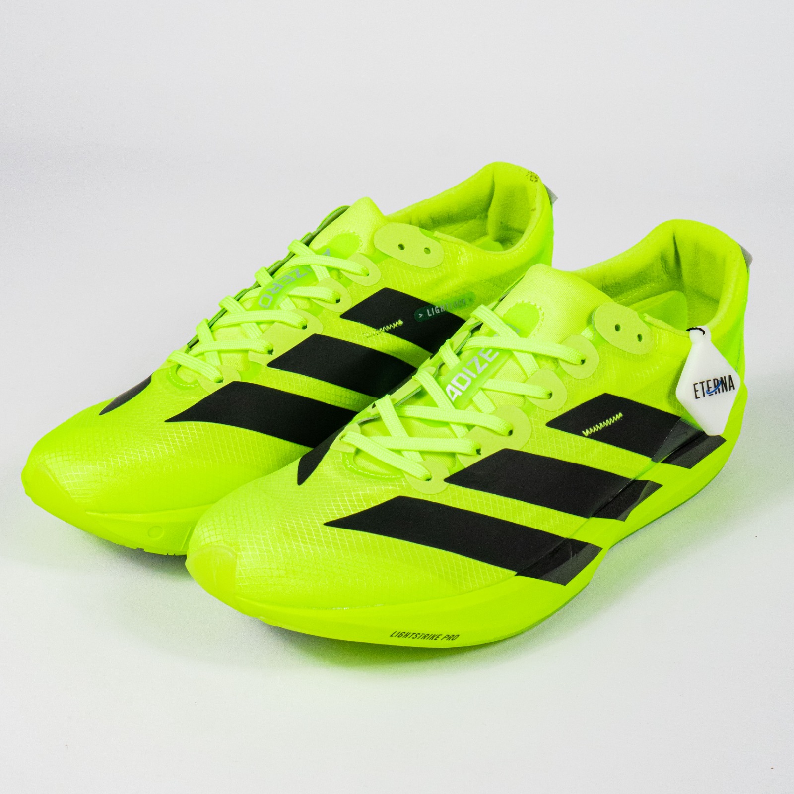 Sepatu Adidas Adizero Adios 9 Lucid Lemon Black Sneakers Authentic