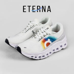 Sepatu On Running On Cloudmonster 2 Swiss Olympic White Orange Rainbow Sneakers Authentic