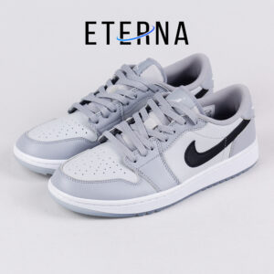 Nike Air Jordan 1 Retro Low Golf Wolf Grey Black Panthom Phantom White Authentic