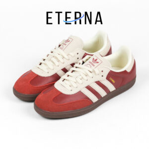 Sepatu Samba OG Preloved Ruby Red Cream White Sneakers Authentic