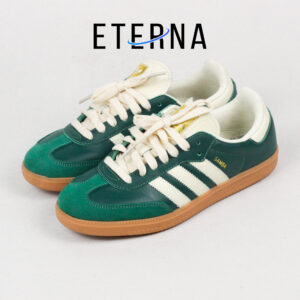 Sepatu Adidas Samba OG Collegiate Green Cream Sneakers Authentic