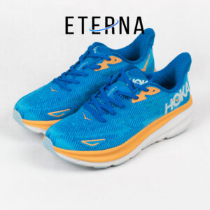 Hoka One One Hoka 1 Clifton 9 Coastal Sky Blue Running Road Authentic