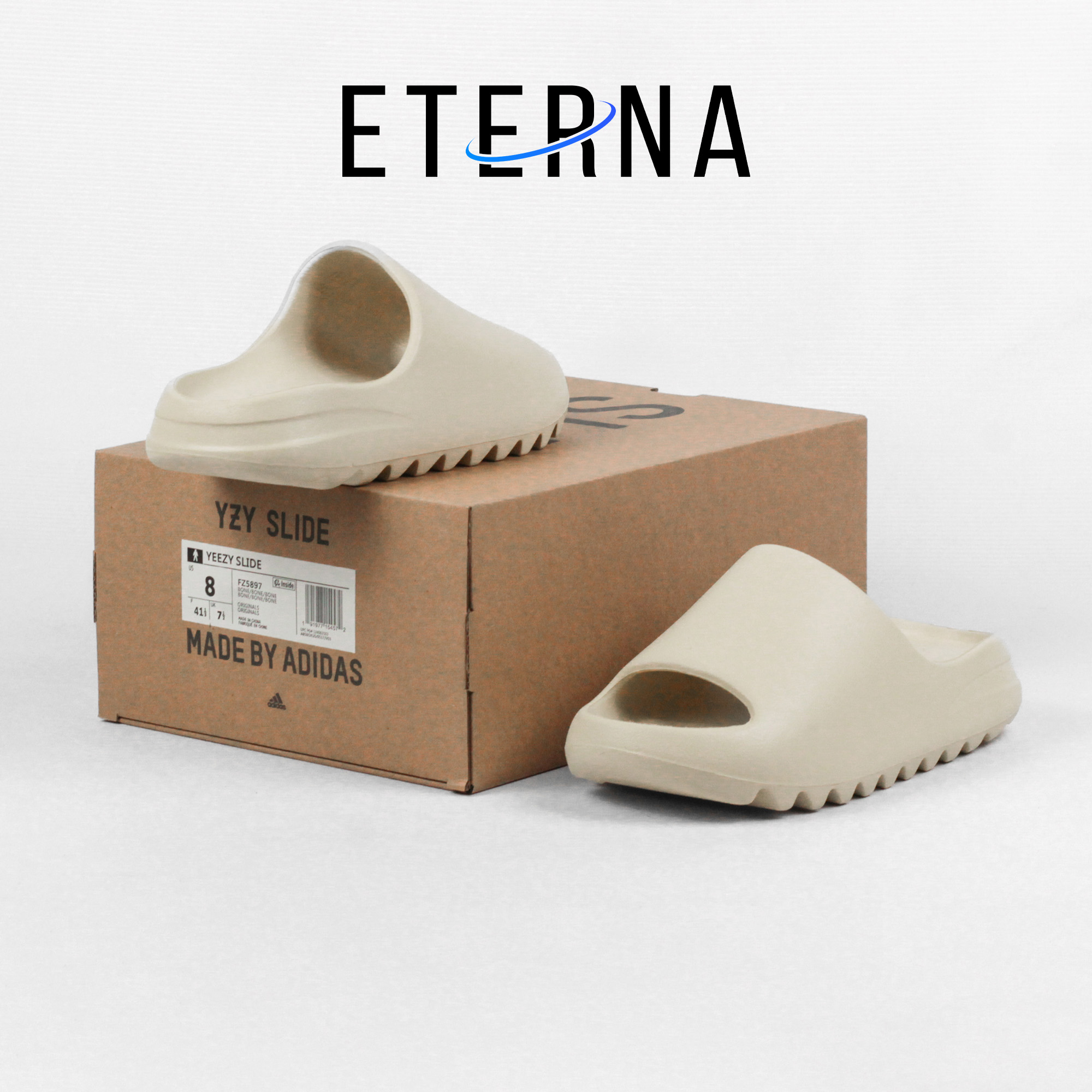 Adidas Yeezy Slide Bone White Slides - Image 5