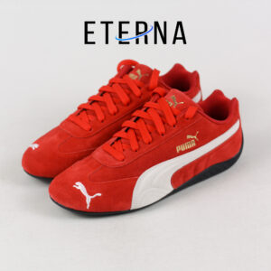Sepatu Puma Speedcat OG Red White Suede Sneakers Authentic
