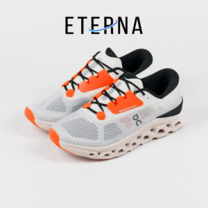 Sepatu On Running On Cloudstratus 3 Undyed White Sand Orange Sneakers Authentic