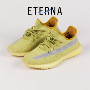 Sepatu Adidas Yeezy 350 Boost V2 Marsh Lime Yellow Sneakers Authentic