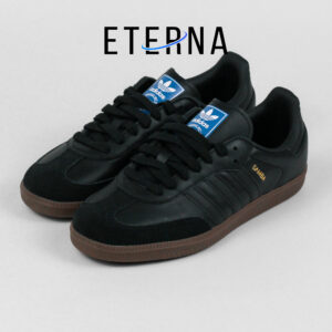 Sepatu Adidas Samba OG Core Black Gum Allblack Gum Sneakers Authentic