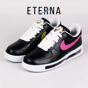 Sepatu Nike Air Force 1 Low Paranoise G Dragon 3.0 Black Sneakers Authentic