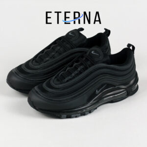 Sepatu Nike Airmax Air Max 97 Tripleblack All Black Dark Grey Reflective Authentic