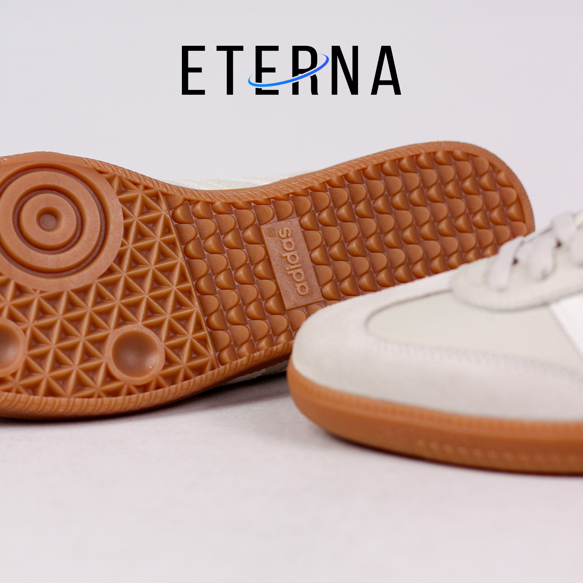 Sepatu Adidas Samba OG Aluminum Gum White Sneakers Authentic - Image 4