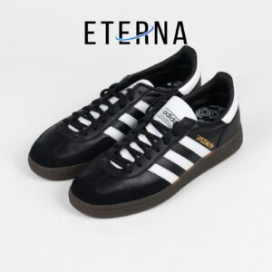 Sepatu Adidas Handball Spezial Black White Gum Leather Sneakers Authentic
