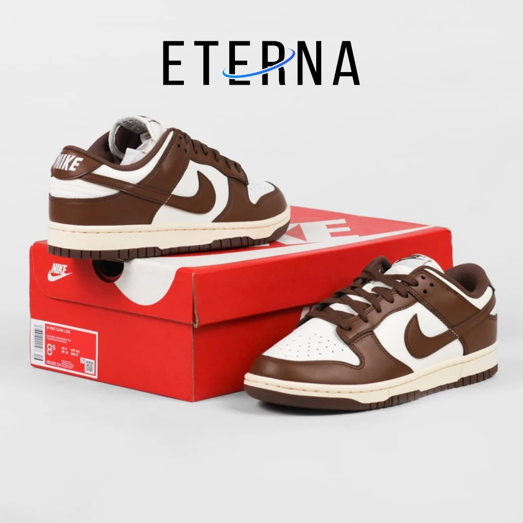 Nike Dunk Low Mocha Cacao Wow Brown Sail Coconut Milk Authentic - Image 4