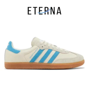 Adidas Samba OG Sporty & Rich Cream Blue Cream White Blue Rush Authentic