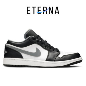 Nike Air Jordan 1 Low Black Medium Grey Shadow Grey 3.0 Black White Grey Authentic