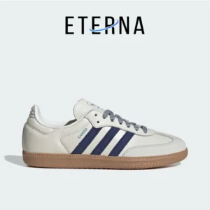 Sepatu Adidas Samba OG Dark Blue Clear Sky Sneakers Authentic