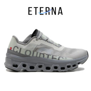 Sepatu On Running On Cloudmonster Ice Alloy Grey White Sneakers Authentic