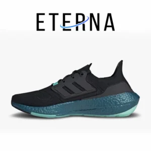 Adidas Ultraboost 22 2022 Core Black Mint Rush Black Green Authentic