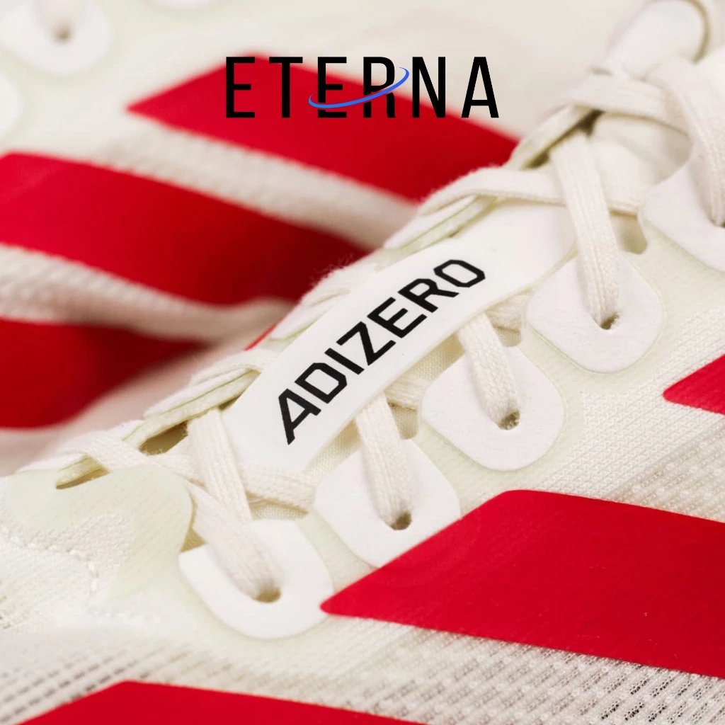 Sepatu Adizero EVO SL White Red To Run is To Live Sneakers Authentic - Image 2