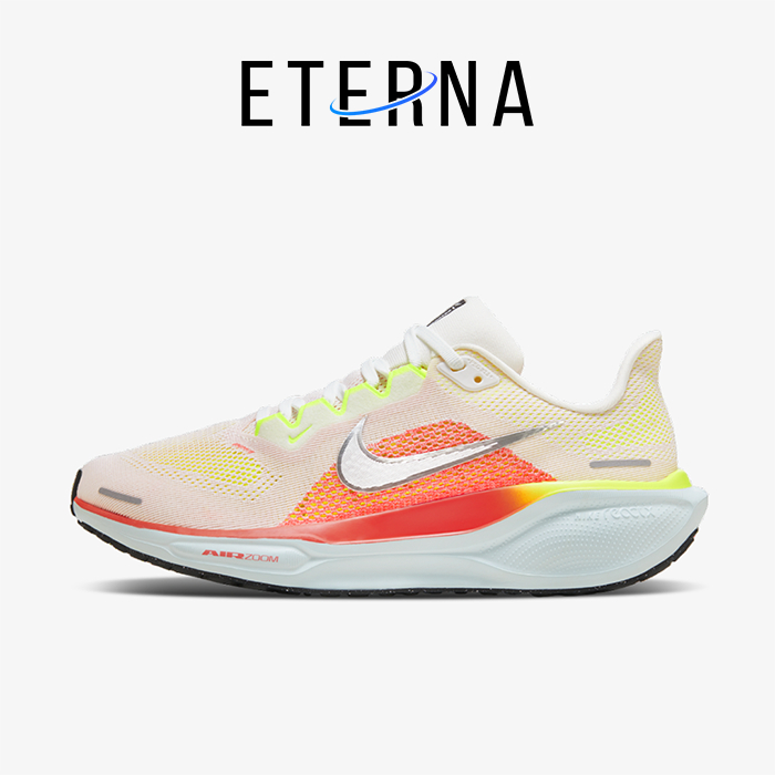 Sepatu Nike Air Zoom Pegasus 41 White Crimson Sneakers Authentic