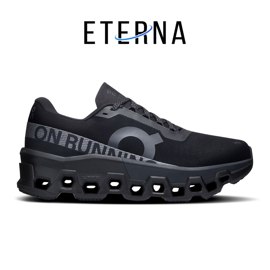 Sepatu On Running On Cloudmonster 2 Allblack Sneakers Authentic - Image 2