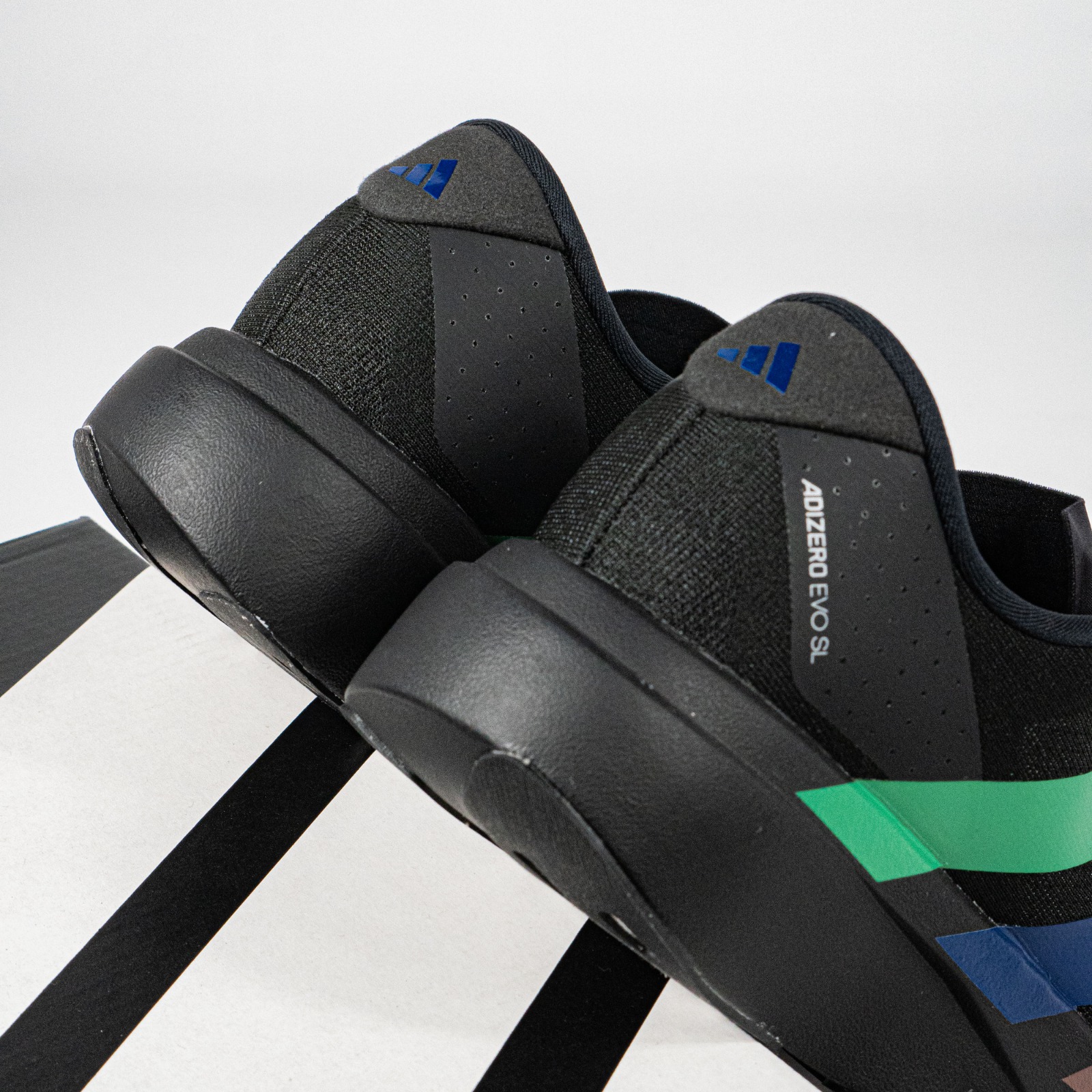 Sepatu Adidas Adizero EVO SL Black Pharrel Williams Black Sneakers Authentic - Image 4