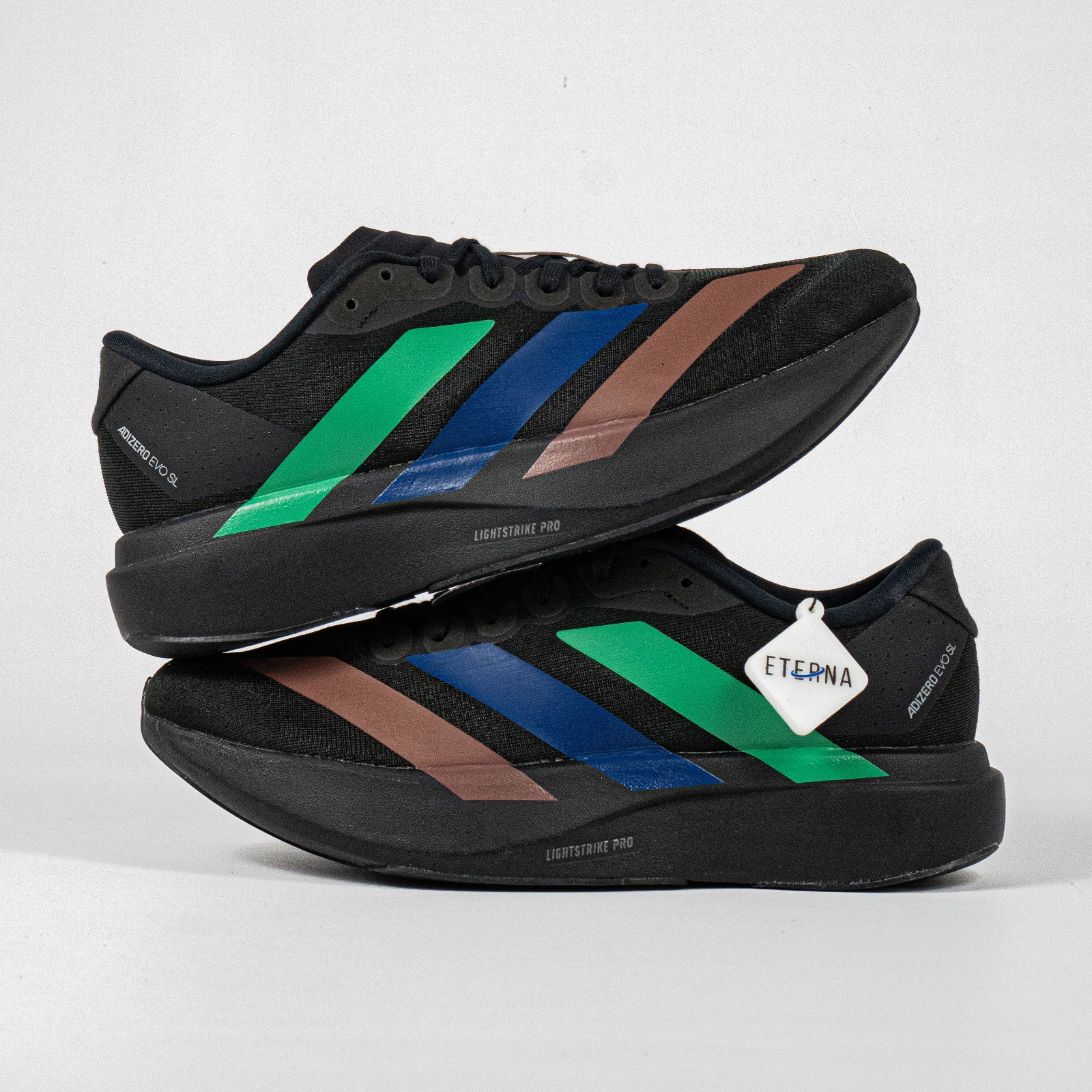 Sepatu Adidas Adizero EVO SL Black Pharrel Williams Black Sneakers Authentic - Image 2
