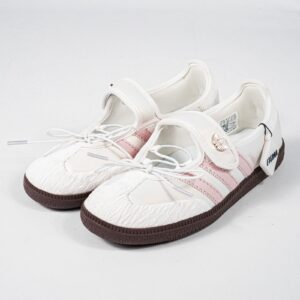 Sepatu Adidas Samba Jane Cloud White Pink Sneakers Authentic