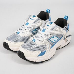 Sepatu New Balance NB 530 Steel Blue Grey White Blue Sneakers Authentic