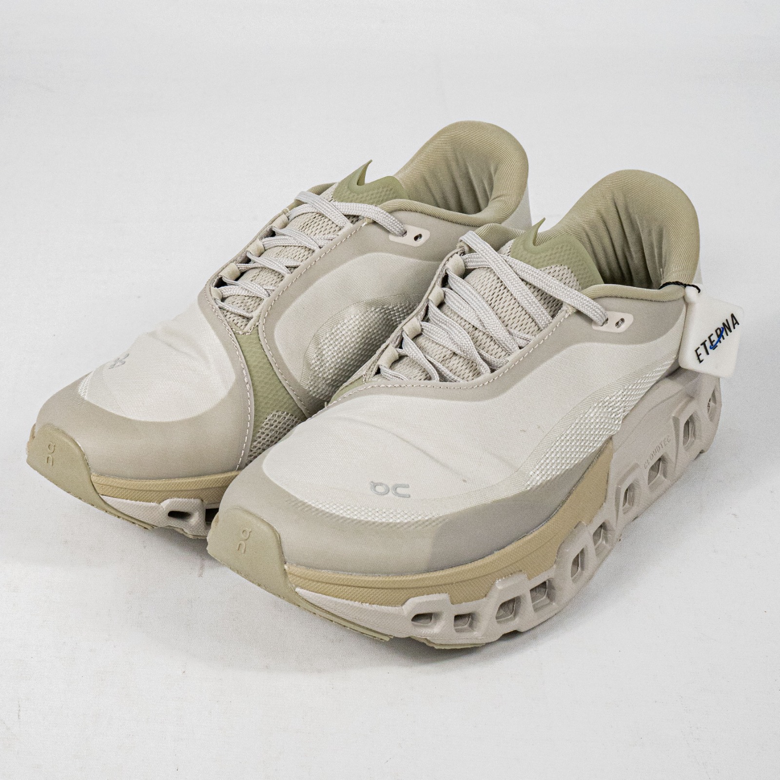 Sepatu On Cloudmonster 2 Post Archive PA Beige Moondust Sneakers Authentic