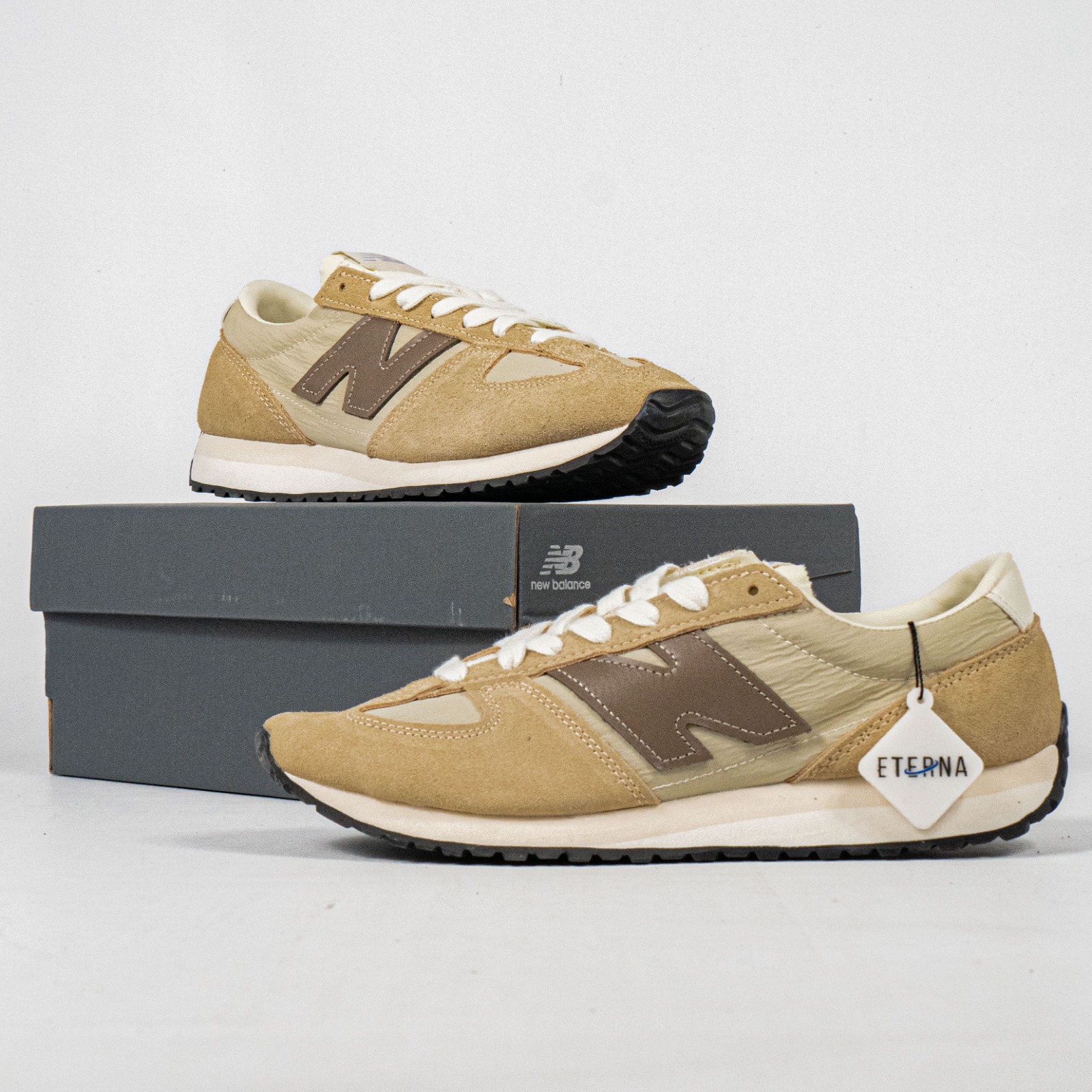 Sepatu New Balance NB 471 Incense Timberwolf Brown Sneakers Authentic - Image 5