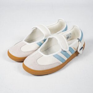Sepatu Adidas Samba Jane White Halo Blue Gum Sneakers Authentic