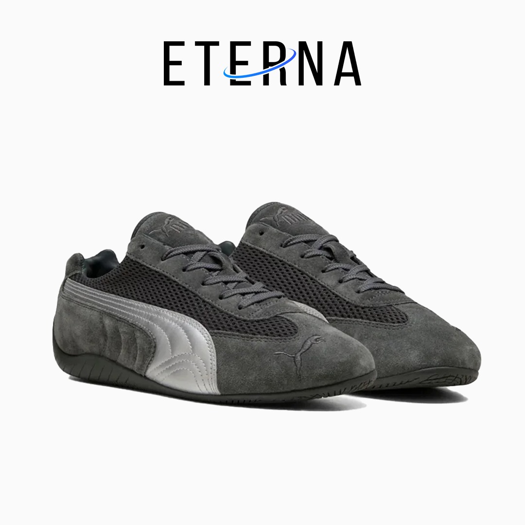 Sepatu Puma Speedcat OG Premium Shadow Grey Matte Silver Sneakers Authentic