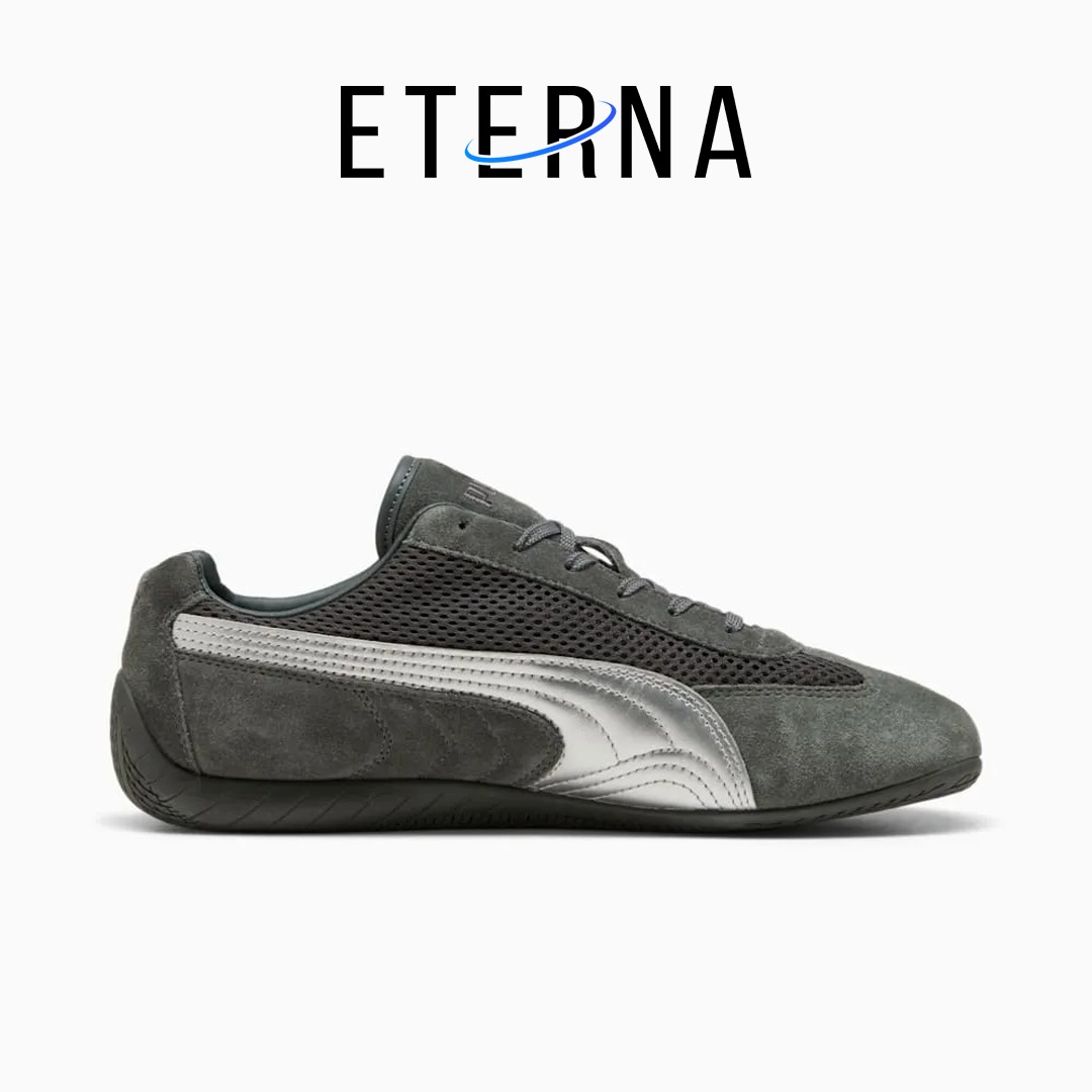 Sepatu Puma Speedcat OG Premium Shadow Grey Matte Silver Sneakers Authentic - Image 2