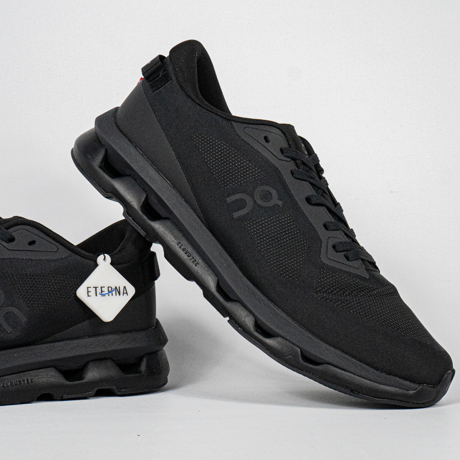 Sepatu On Cloudzone All Black Eclipse Sneakers Casual Olahraga Wanita Pria Outdoor Indoor - Image 3