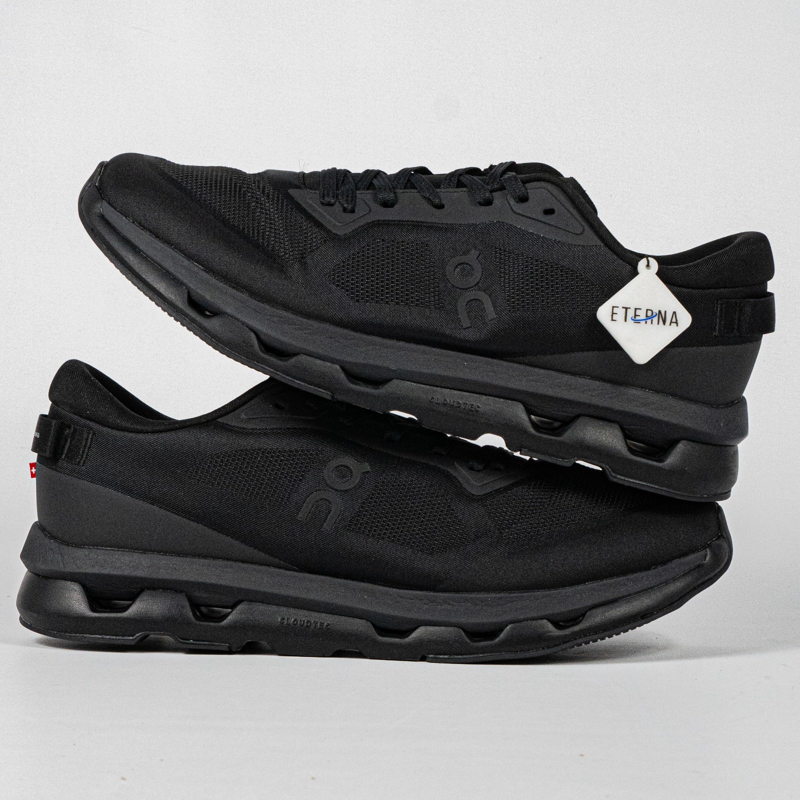 Sepatu On Cloudzone All Black Eclipse Sneakers Casual Olahraga Wanita Pria Outdoor Indoor - Image 2