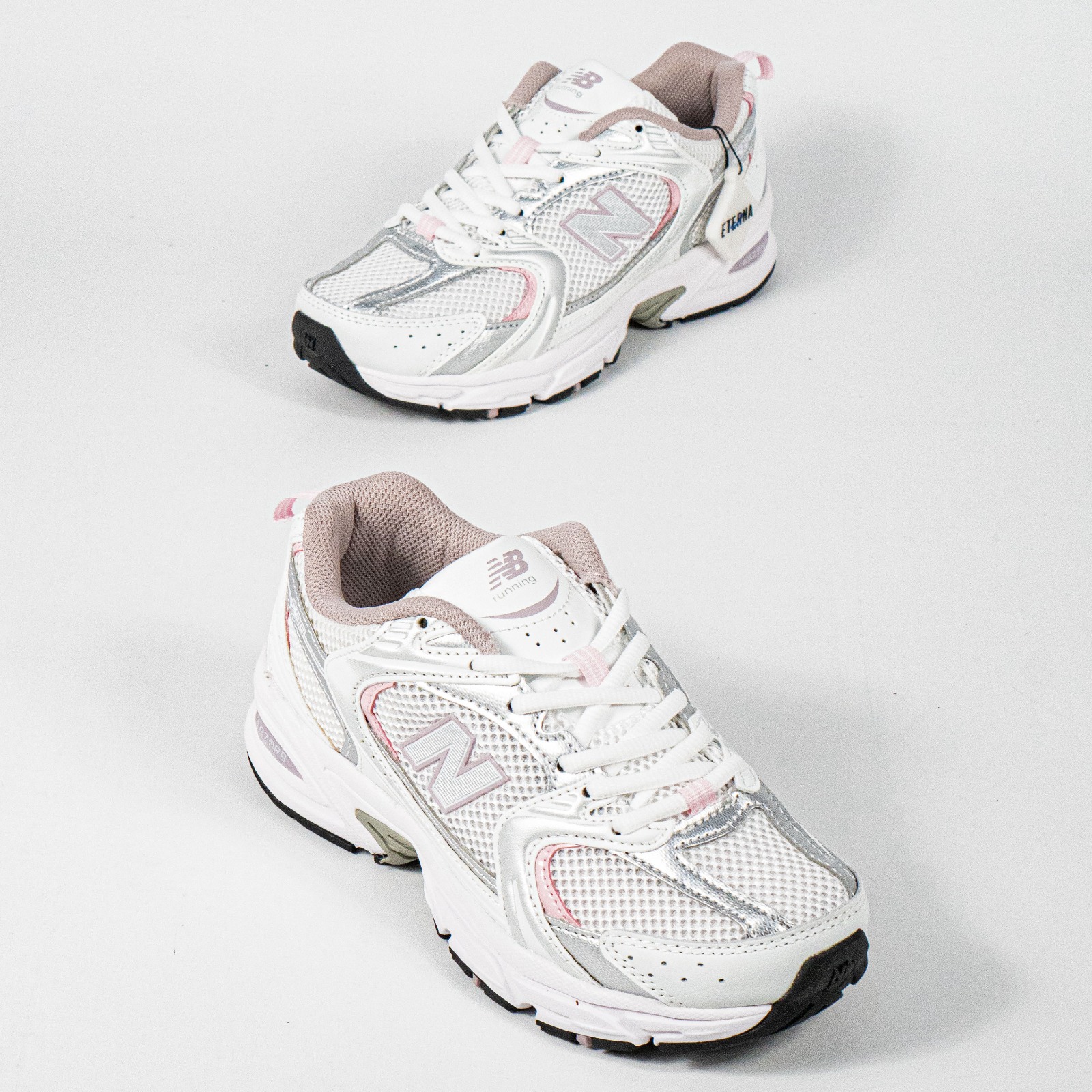 Sepatu New Balance NB 530 White Pink Silver Sneakers Casual Olahraga Wanita Pria Outdoor Indoor - Image 5