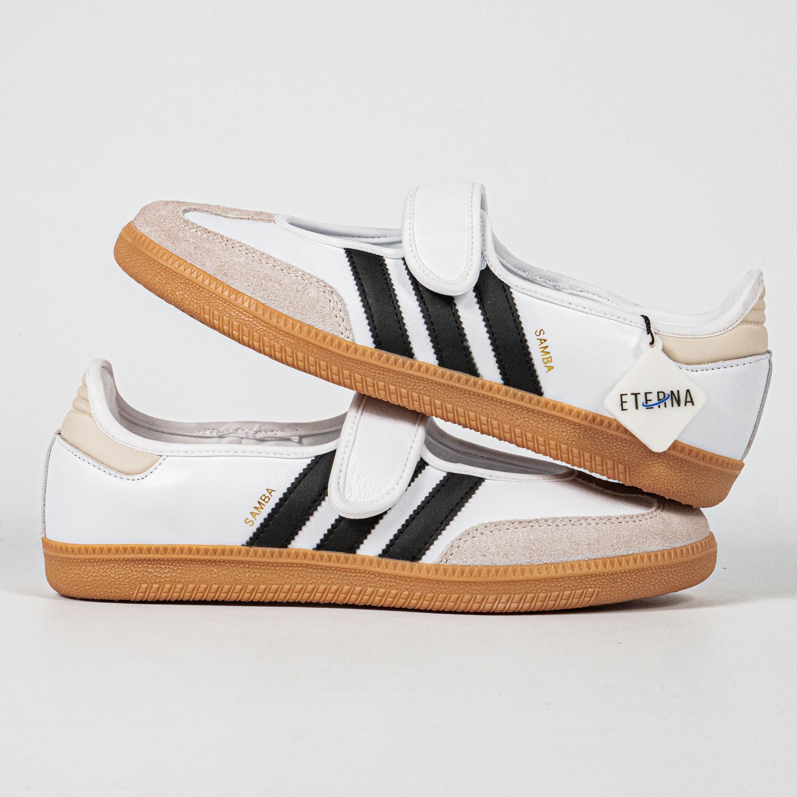 Sepatu Adidas Samba OG Mary Jane Cloud White Black Sneakers Authentic - Image 2