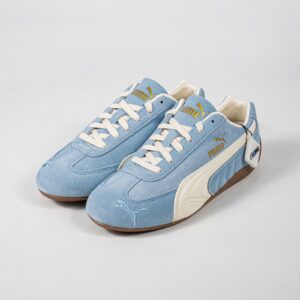 Sepatu Puma Speedcat OG Faded Haute Tropic Blue Alpine Snow Sneakers Casual Olahraga Wanita Pria Outdoor Indoor