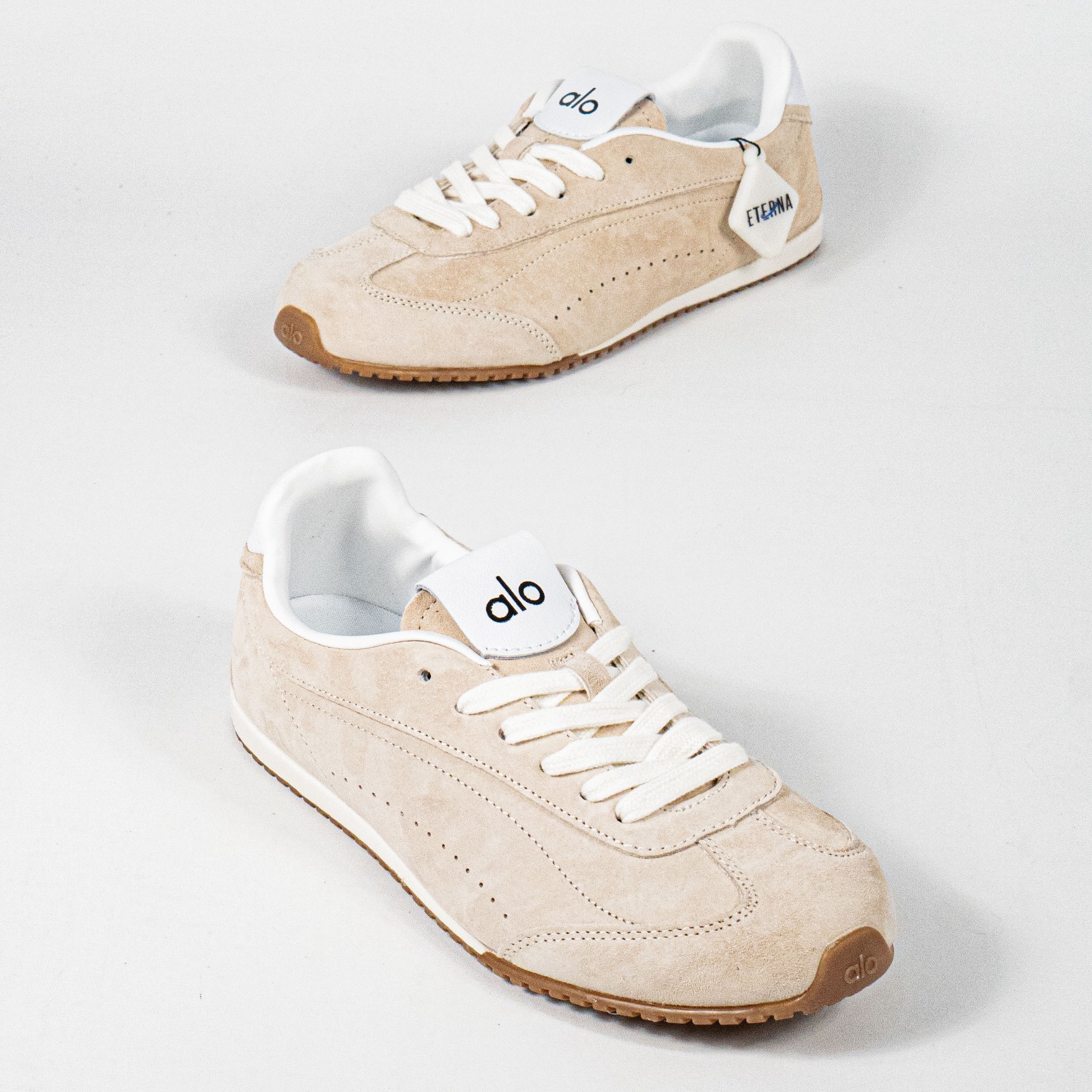 Sepatu Alo Sunset Sandstone Beige Cream Sneakers Casual Olahraga Wanita Pria Outdoor Indoor - Image 5