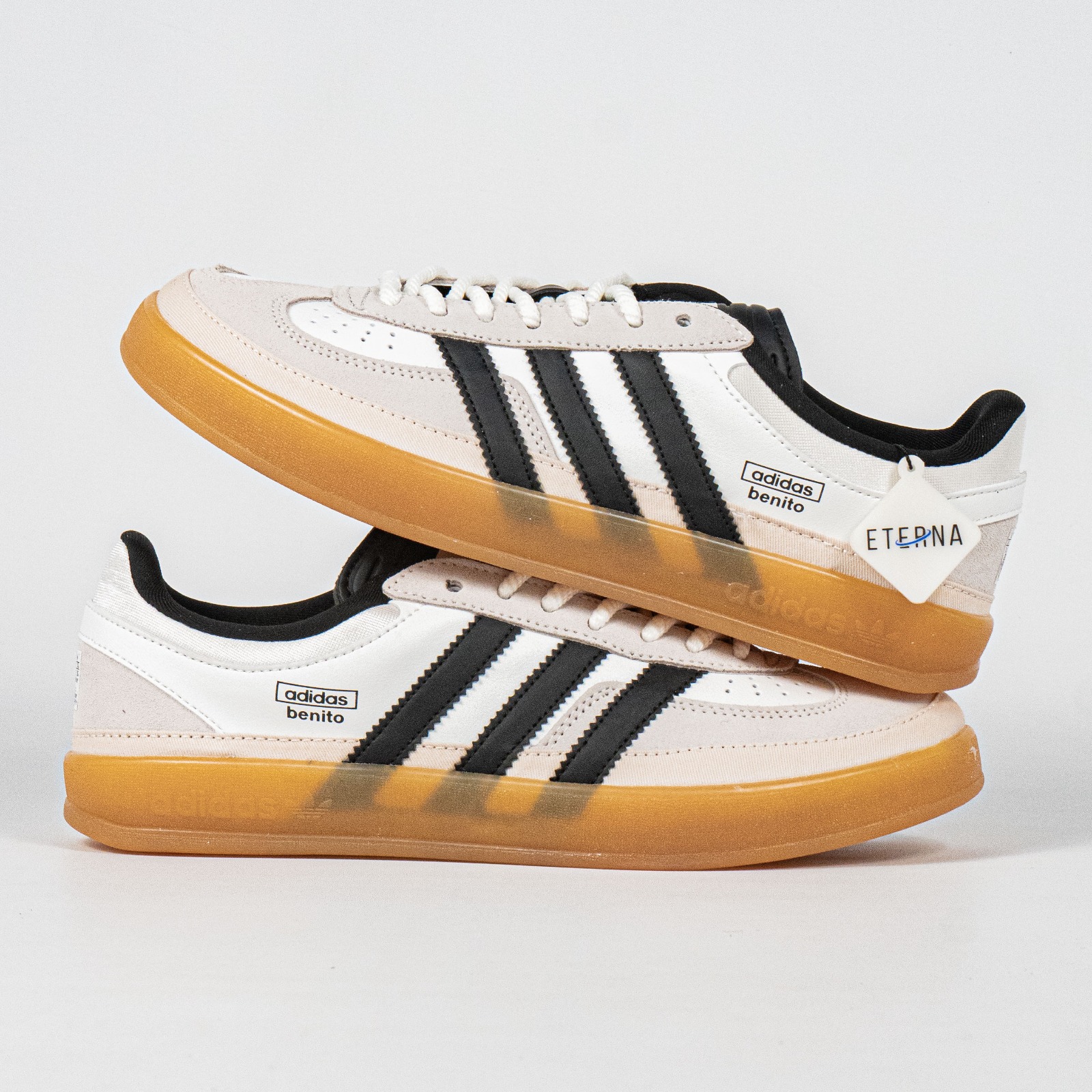 Sepatu Adidas Gazelle Indoor Bad Bunny White Black Gum Sneakers Casual Pria - Image 2