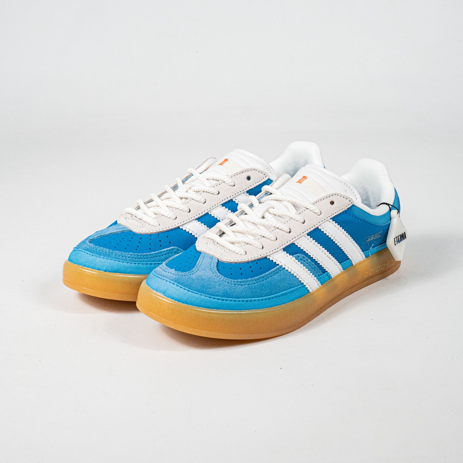 Sepatu Adidas Gazelle Indoor Bad Bunny San Juan Blue Gum Sneakers Casual Olahraga Pria