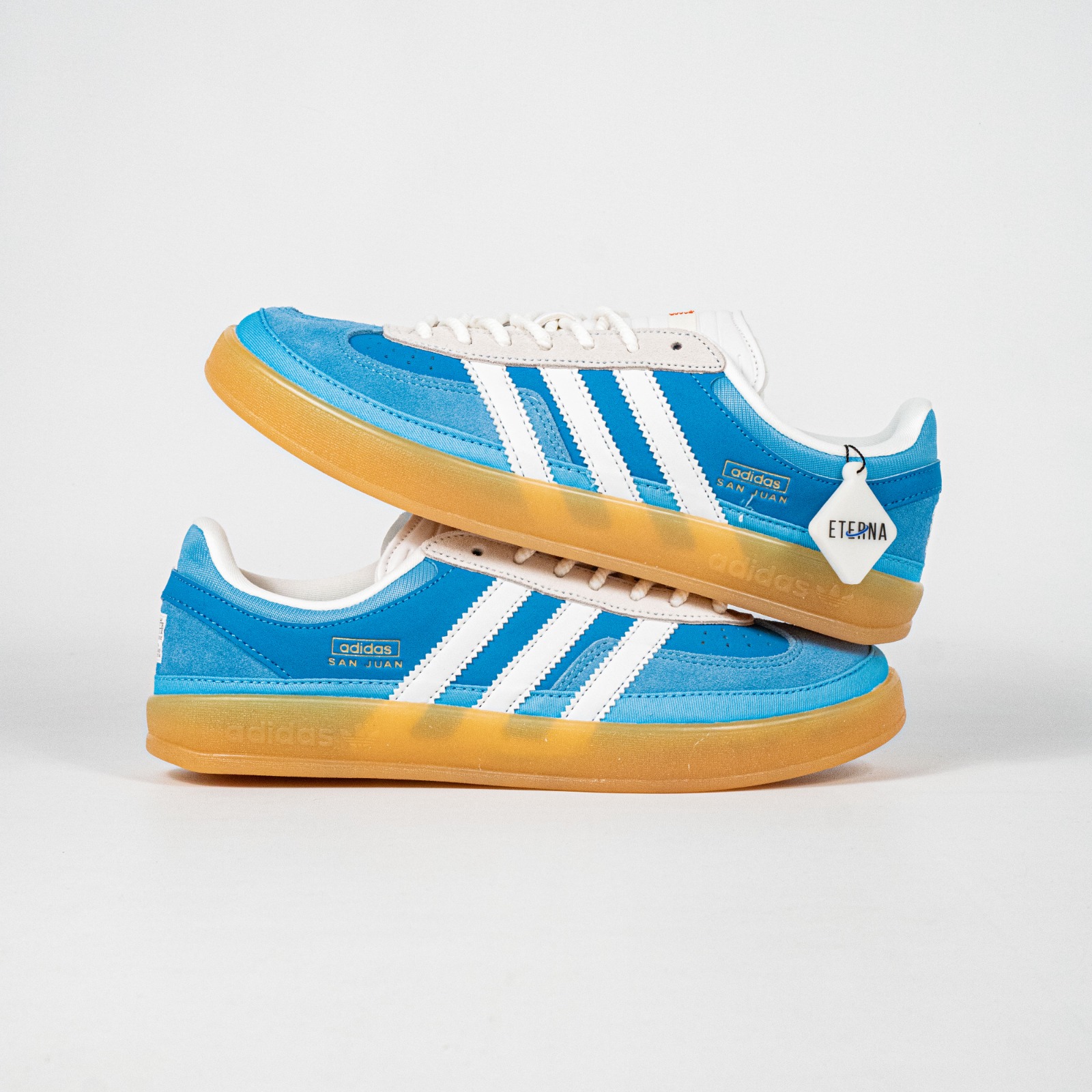 Sepatu Adidas Gazelle Indoor Bad Bunny San Juan Blue Gum Sneakers Casual Olahraga Pria - Image 2