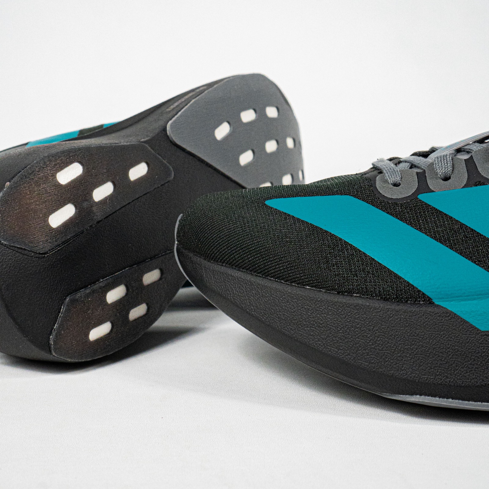 Sepatu Adidas Adizero EVO SL Black Pure Teal Sneakers Authentic - Image 2