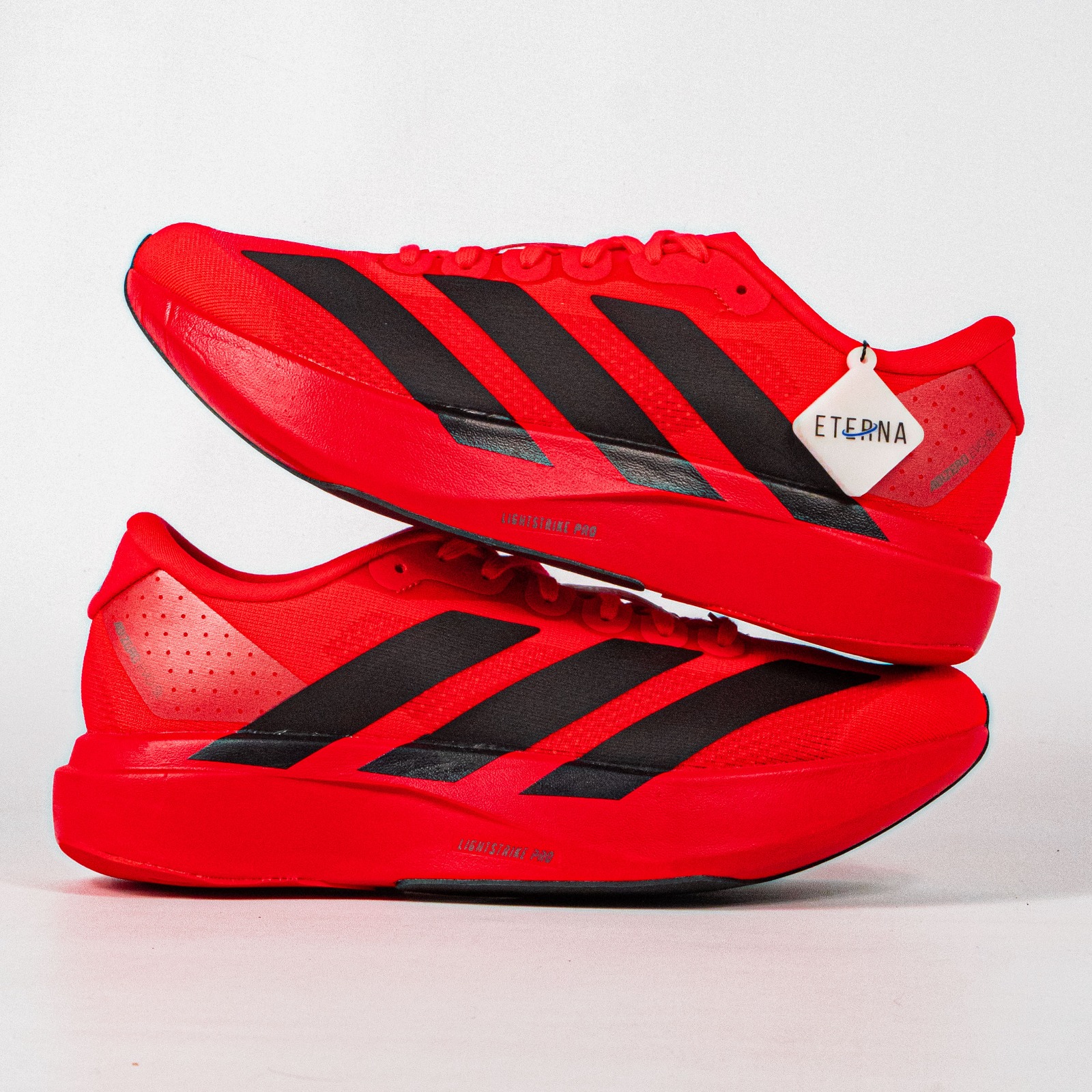 Sepatu Adidas Adizero EVO SL Lucid Red Black Sneakers Authentic - Image 5