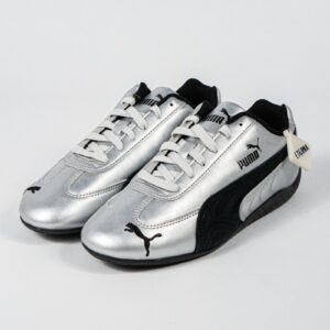 Sepatu Puma Speedcat OG Metallic Black Silver Sneakers Casual Pria Wanita Authentic