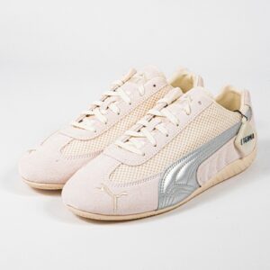 Sepatu Puma Speedcat PRM Frosted Ivory Beige Silver Sneakers Casual Wanita Authentic