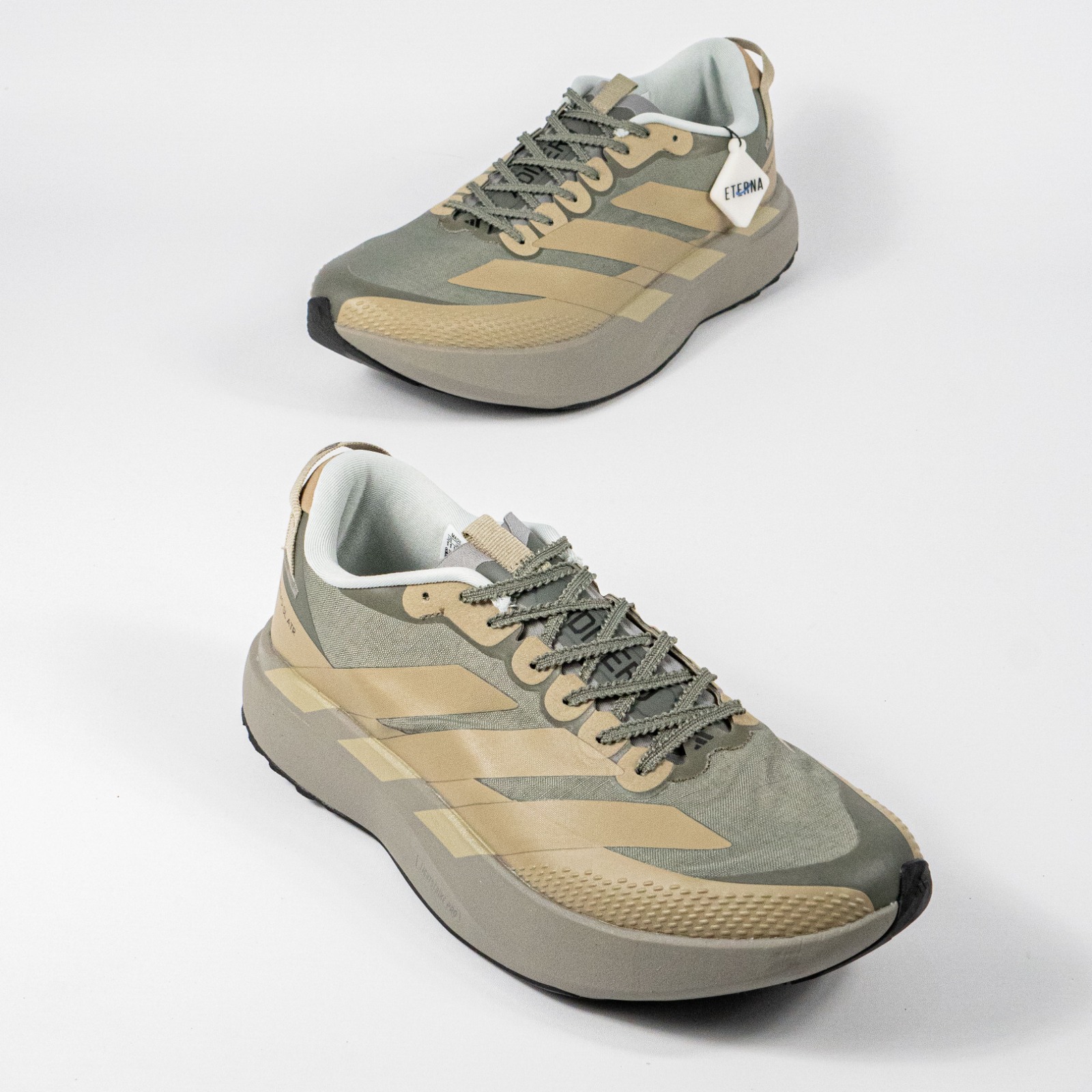 Sepatu Adidas Adizero EVO SL ATR Sesame Ash Sneakers Authentic - Image 5