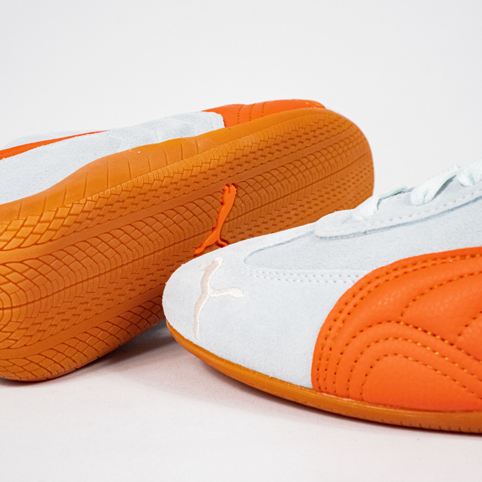 Sepatu Puma Speedcat OG Sea Glass Orange Glo Sneakers Authentic - Image 2